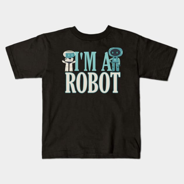 robot, robotics, robotscience, robot battle design Kids T-Shirt by theanimaldude